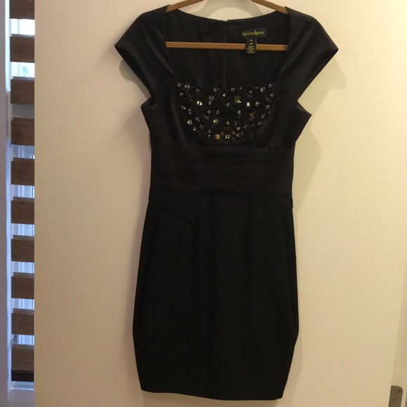 Malandrino black cocktail mini-dress - Picture 6 of 7